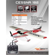Skyartec Brushless Cessna 182 LCD 2.4GHz with 3G3X Technology RTF RC Airplane