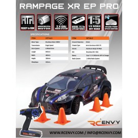Redcat Racing RAMPAGE XR RALLY EP PRO 1/5 Scale Gas Rally Car